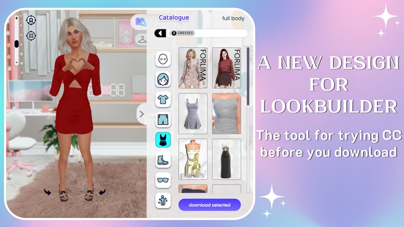 Look Builder The Sims Resource's LookBuilder Gets a Fresh New Update | TheSimsTree