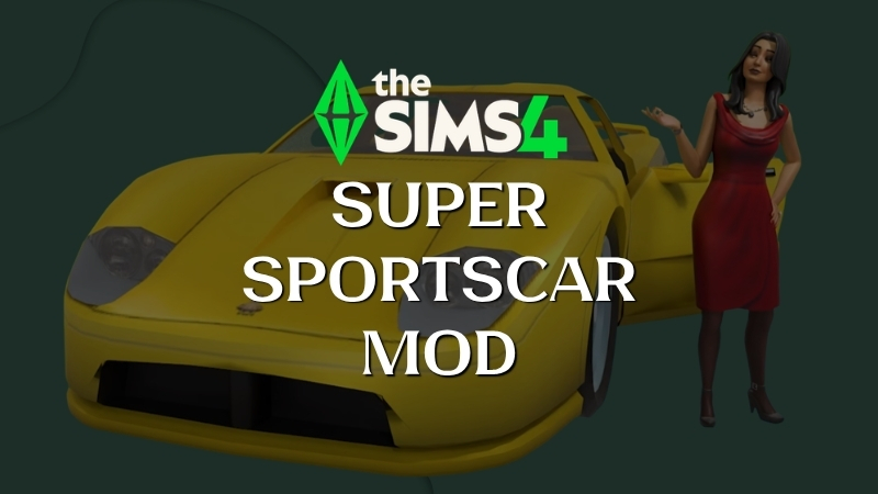 Sims 4 Car Mod Brings Back the Iconic Supersportscar from The Sims 2 ...